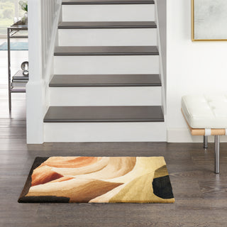 Nourison Prismatic PRS38 Multicolor Area Rug Room Image Feature