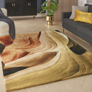 Nourison Prismatic PRS38 Multicolor Area Rug Room Image Feature