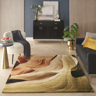 Nourison Prismatic PRS38 Multicolor Area Rug Room Image Feature