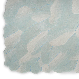 Nourison Prismatic PRS39 Blue Area Rug Corner Image