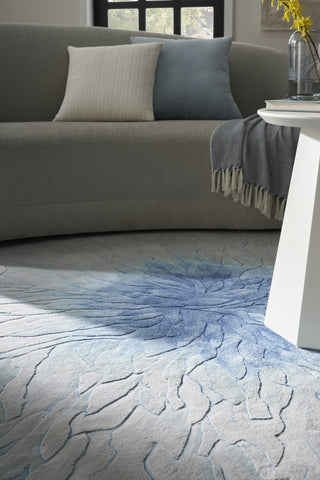 Nourison Prismatic PRS39 Blue Area Rug Main Image
