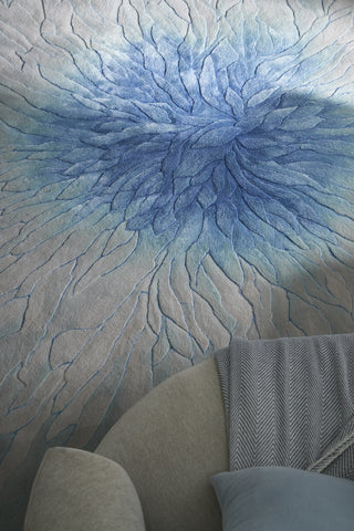 Nourison Prismatic PRS39 Blue Area Rug Main Image