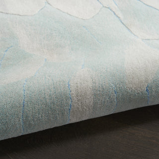 Nourison Prismatic PRS39 Blue Area Rug Texture Image