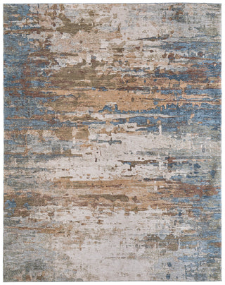 Feizy Pearson 39SCF Blue/Ivory/Brown Area Rug main image