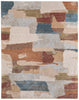 Feizy Pearson 39SDF Blue/Ivory/Orange Area Rug main image
