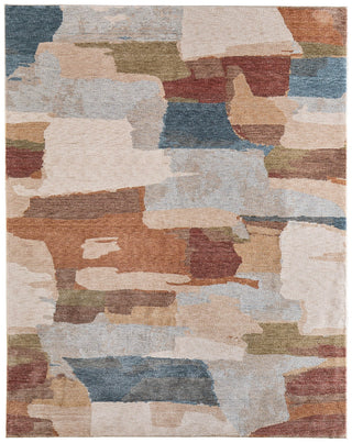 Feizy Pearson 39SDF Blue/Ivory/Orange Area Rug main image