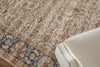 Feizy Pearson 39SEF Ivory/Tan/Blue Area Rug Lifestyle Image Feature