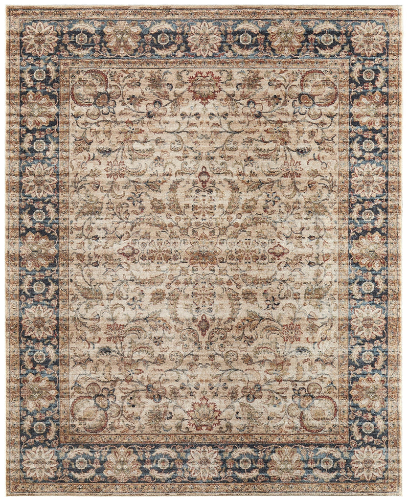 Feizy Pearson 39SEF Ivory/Tan/Blue Area Rug main image