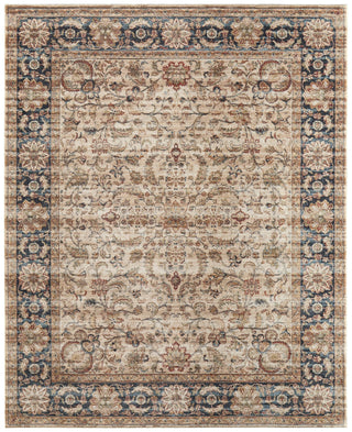 Feizy Pearson 39SEF Ivory/Tan/Blue Area Rug main image
