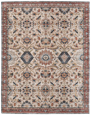 Feizy Pearson 39SGF Ivory/Red/Blue Area Rug main image