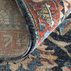 Feizy Pearson 39SGF Blue/Red/Ivory Area Rug Detail Image