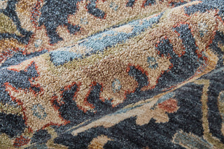 Feizy Pearson 39SGF Blue/Red/Ivory Area Rug Lifestyle Image Feature