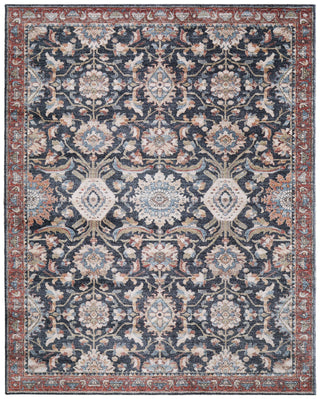 Feizy Pearson 39SGF Blue/Red/Ivory Area Rug main image