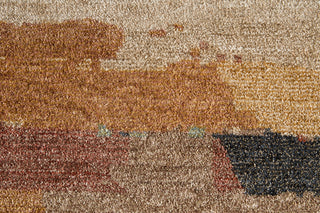 Feizy Pearson 39SHF Brown/Tan/Green Area Rug Corner Image