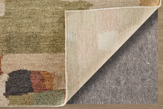 Feizy Pearson 39SHF Brown/Tan/Green Area Rug Detail Image