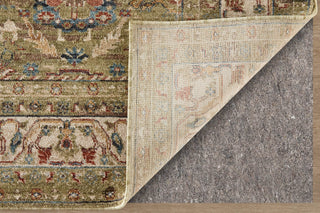 Feizy Pearson 39SJF Green/Ivory/Blue Area Rug Detail Image