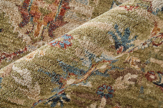 Feizy Pearson 39SJF Green/Ivory/Blue Area Rug Lifestyle Image Feature