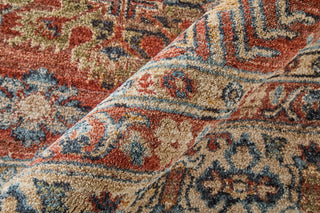 Feizy Pearson 39SKF Red/Tan/Blue Area Rug Lifestyle Image Feature