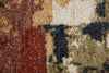 Feizy Pearson 39SQF Blue/Red/Tan Area Rug Close Up