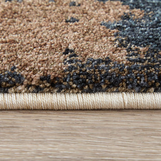 Feizy Pearson 39SQF Blue/Red/Tan Area Rug Edge