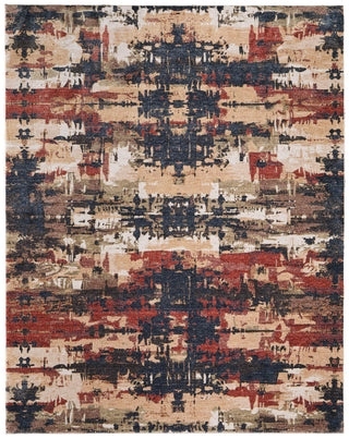 Feizy Pearson 39SQF Blue/Red/Tan Area Rug main image