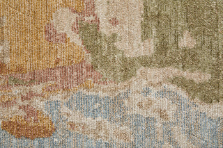 Feizy Pearson 39SRF Ivory/Green/Tan Area Rug Corner Image