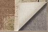 Feizy Pearson 39STF Ivory/Green/Brown Area Rug Backing