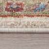 Feizy Pearson 39SUF Ivory/Green/Red Area Rug Lifestyle Image Feature