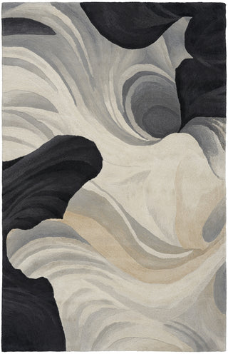 Nourison Prismatic PRS41 Ivory Black Area Rug Main Image