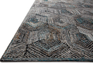 Loloi Prescott PRE-02 Metal Area Rug Corner Image