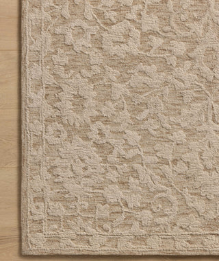 Loloi Prudence PRU-01 Clay / Ivory Area Rug Corner Image