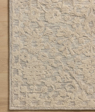 Loloi Prudence PRU-01 Mist / Ivory Area Rug Corner Image
