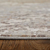 Feizy Pryor 39NHF Taupe/Brown/White Area Rug Lifestyle Image Feature