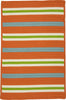 Colonial Mills Painter Stripe PS21 Tangerine Area Rug Main Image