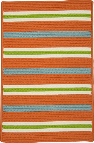 Colonial Mills Painter Stripe PS21 Tangerine Area Rug Main Image