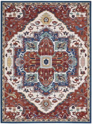 Nourison Parisa PSA01 Brick/Ivory Area Rug main image