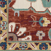 Nourison Parisa PSA01 Brick/Ivory Area Rug Swatch Image