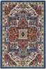 Nourison Parisa PSA01 Brick/Ivory Area Rug Main Image