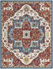Nourison Parisa PSA01 Brick/Ivory Area Rug Main Image