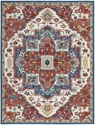 Nourison Parisa PSA01 Brick/Ivory Area Rug Main Image