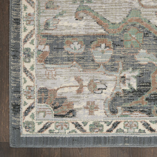 Nourison Parisa PSA01 Grey Sage Area Rug Detail Image