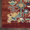 Nourison Parisa PSA02 Brick Area Rug Detail Image