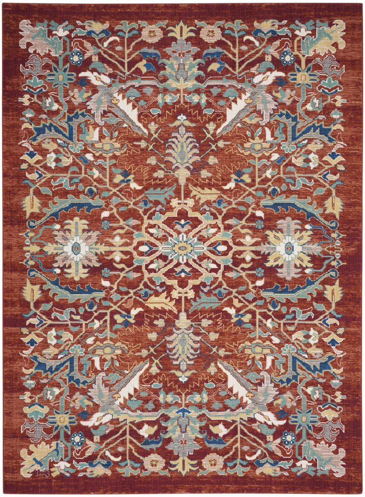 Nourison Parisa PSA02 Brick Area Rug main image