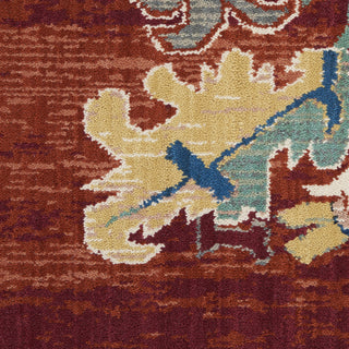 Nourison Parisa PSA02 Brick Area Rug Swatch Image