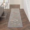 Nourison PARISA PSA05 GREY MULTICOLOR Corner Image