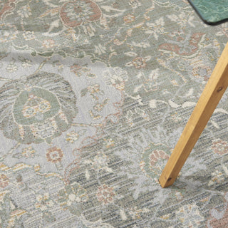 Nourison PARISA PSA05 GREY MULTICOLOR Corner Image