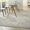 Nourison PARISA PSA05 GREY MULTICOLOR Corner Image