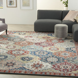 Nourison PARISA PSA05 MULTICOLOR Corner Image