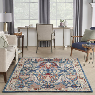 Nourison Parisa PSA06 Denim Multi Area Rug Room Image Feature