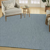 Nourison Practical Solutions PSL01 Aqua Area Rug Corner Image